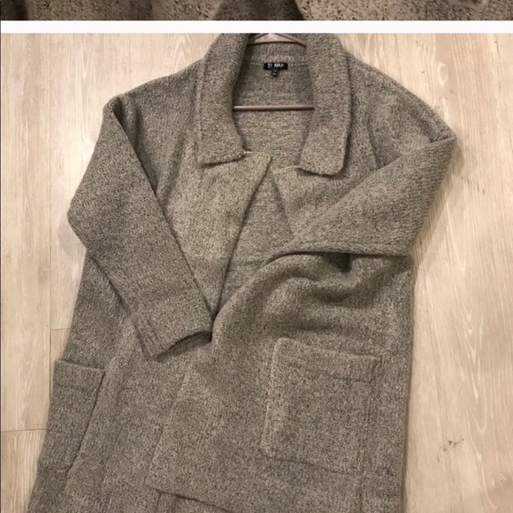 REPOSH Collared Sweater Coat - Picture 3 of 5